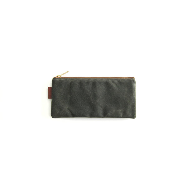 California Pouch - Olive Waxed