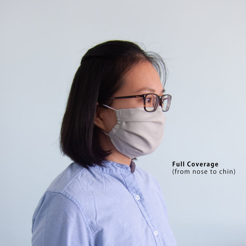 Adult Reusable Face Mask - Pearl Daisy