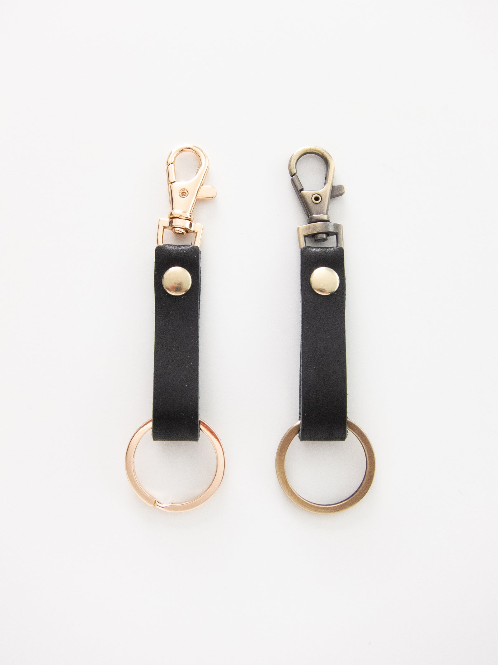 Leather Keychain with Swivel Hook – Passage One
